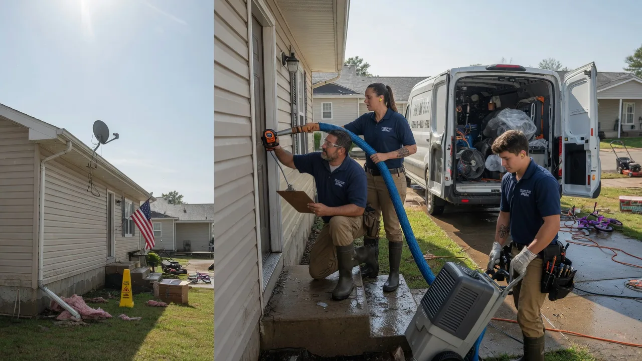 Ceiling Water Damage Restoration in Andover, IA near me